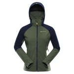 Women's softshell jacket with membrane ALPINE PRO LANCA olivine