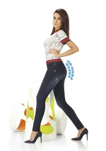 Leggings da donna Bas Bleu 252-MADDIE DEEPBLUE