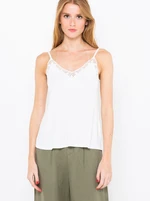 White Tank Top CAMAIEU - Women