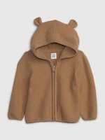 Brown Children's Sweater with Zipper GAP CashSoft