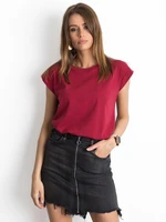 T-shirt da donna  Fashionhunters Plain