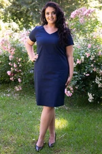 Karko Woman's Dress SC373 Navy Blue