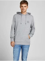 Grey Jack & Jones Shark Hoodie - Men