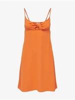 Orange Ladies Dress ONLY Mette - Ladies