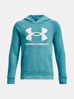 Under Armour Mikina UA RIVAL FLEECE HOODIE-BLU - Kluci