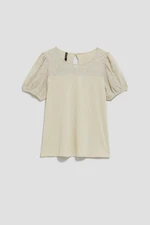 Moodo Women's T-shirt - light beige