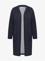 Dark Blue Patterned Ladies Cardigan Fransa - Ladies