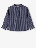 Dark blue boys' striped shirt name it Stripes - Boys