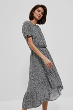 Patterned viscose dress