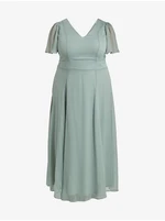 Menthol Women's Maxi-Dresses VILA Rilla - Ladies