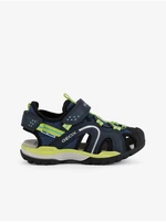 Green and blue boys sandals Geox Borealis - Boys