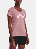 Under Armour T-Shirt Tech Twist Graphic SSV-PNK - Women