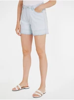 Light blue women's denim shorts Tommy Hilfiger