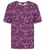 Mr. GUGU & Miss GO Unisex's Eggplant T-Shirt Tsh2260