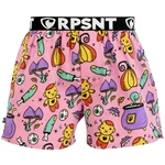 Pink men's patterned shorts by Represent