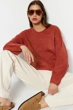 Trendyol Tile Wide fit Soft Textured Basic Knitwear Sweater