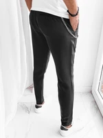 Men's Casual Trousers Black Dstreet