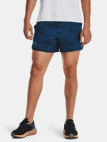 Modré pánske športové kraťasy Under Armour UA LAUNCH 5'' PRINTED SHORT