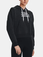 Čierna dámska mikina Under Armour Essential Script Hoodie