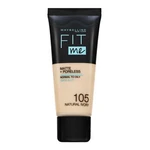 Maybelline Fit Me! Foundation Matte + Poreless podkład w płynie z formułą matującą 105 Natural Ivory 30 ml