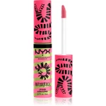 NYX Professional Makeup Beetlejuice Sandworm Swirl zářivý lesk na rty odstín 01 Pink 8 ml