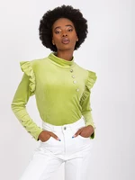 Blouse-DHJ-BZ-6533A.44P-lime green