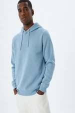 Koton Hooded Sweatshirt Basic Cotton Blend