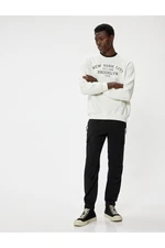 Koton Cargo Jogger Trousers Laced Waist Pocket Detail Cotton