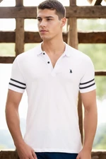 T8585 DEWBERRY MEN'S T-SHIRT-PLAIN WHITE