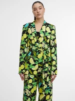 Orsay Black & Yellow Women's Patterned Blazer - Women's