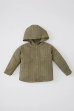 DEFACTO Baby Boy Hooded Long Sleeve Shirt