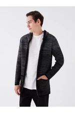 LC Waikiki Men's Hooded Long Sleeve Knitwear Cardigan