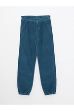 LC Waikiki Basic Velvet Boys' Jogger Pants with Elastic Waist