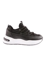 DGN Z88 23y Women's Thick Sole Sneakers Shoes Black