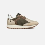 Green-cream men's sneakers Geox Partenio - Men's