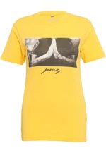 Women's T-shirt Pray yellow