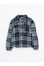 LC Waikiki Plaid Long Sleeve Girl's Shirt Jacket