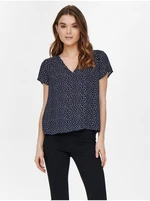 Dark blue women's blouse ONLY Sonja - Women