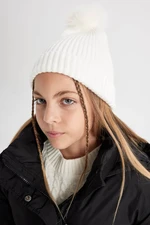 DEFACTO Girl's Pompom Beanie