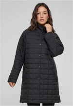 Women's quilted coat black