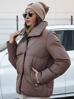 Women&#039;s winter quilted jacket LARO women&#039;s camel Dstreet