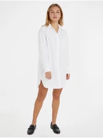 White Ladies Shirt Dress Tommy Hilfiger - Ladies