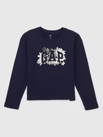 GAP Kids ́s T-shirt with metallic logo - Girls