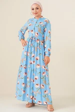 Bigdart 2144 Large Collar Dress - Light Blue