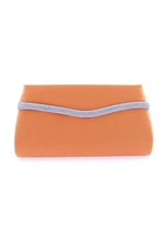 DGN 498-22y Women's Evening Dress Portfolio Bag Stoned Orange