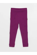 LC Waikiki Basic Elastic Waist Baby Girl Knitwear Leggings.