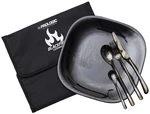 Prologic talíř s příborem Blackfire Dinning Set