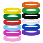 12Pcs Silicone Luminous Bracelets Rubber Glow Wristbands for Kids Teens Adults