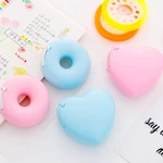 Tear Love Heart Donut Shape Candy Color Eyelash Extension Tape Cutter Adhesive Tape Holder Grafting Eyelash Tape Cutter