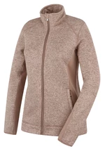 Husky Alan L XL, beige Dámský fleecový svetr na zip